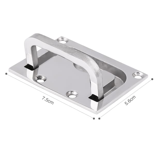 Flush Hatch Handle, Flat Loop Handle, Built-in Door Handle, Lift Handle for Yacht Cabinet
