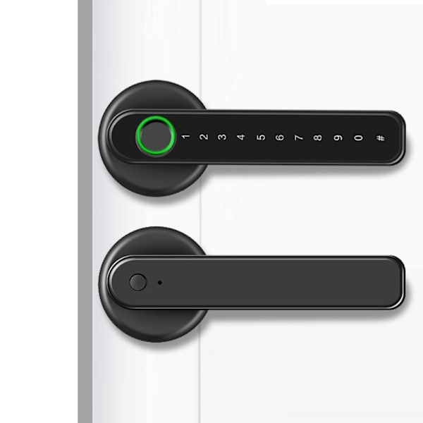 Smart Lås, Elektronisk Lås med 3 Metoder, Adgangskodebeskyttelse, Nem at Installere Sikkerhedslås