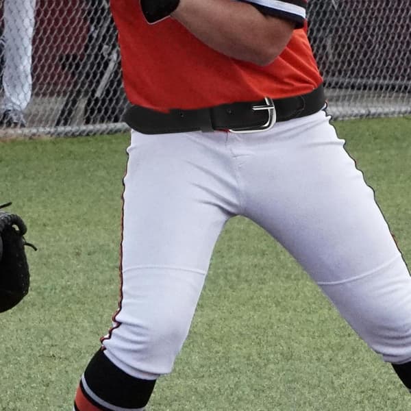 Ungdom Sort Stræk Baseball Bælte Elastisk Legering Sport til Drenge og Softball Fodbold Uniform Taljebånd