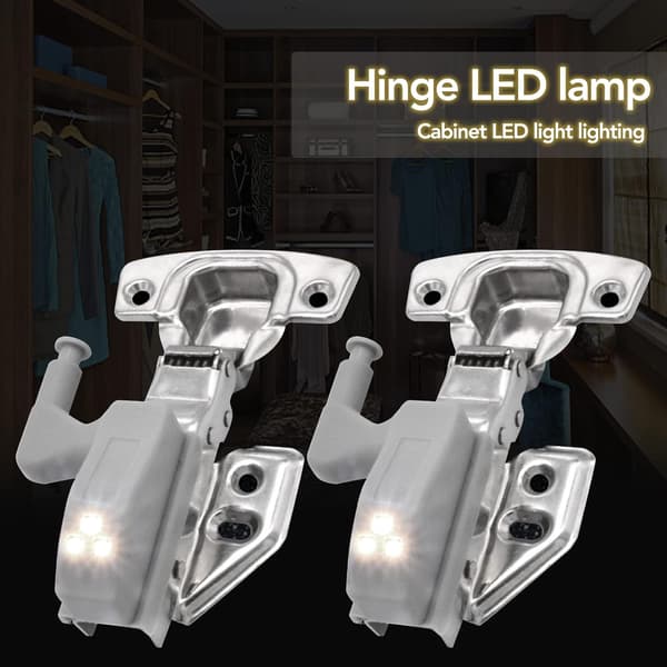 Battery-free Hinge Lights Universal Cabinet Light Warm White Col