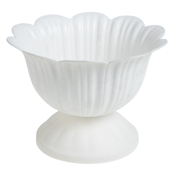 Blomkrukor för inomhusväxter Klassisk Urna Planteringskruka Bröllopsblomvas Romersk Kolonn Planteringskruka Urna Planteringskruka W White 18x13.5cm