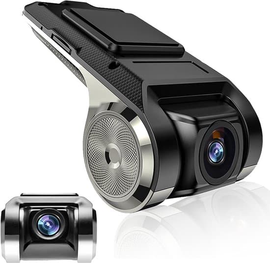 Minibil-dashcam – 170° vidvinkel USB-opptaker – Nattsyn videoopptaker med G-sensor, loopopptak og parkeringsmonitor