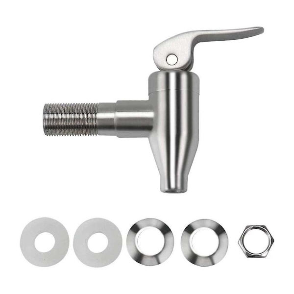 Rustfrit Stål Drikkedispenser Tap Udskiftningskegler, Vin Juice Petting Tap Øl Tap Vanddispenser Til Ølfad (16mm)