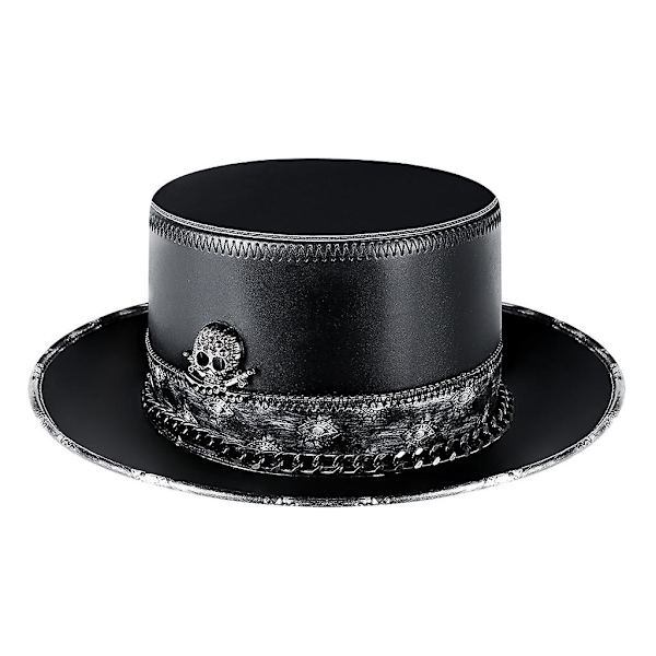 Pestdoktorhatt i läder, steampunk topphatt, Halloween-kostym, vuxenrekvisita