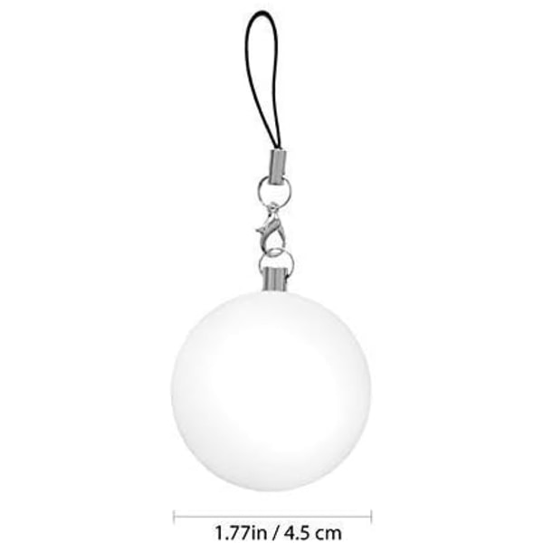 5 stk Pung hjerte LED-lys, håndtaske, original taskelys. Miniclips med berøringsfølsomt lys (hvid)