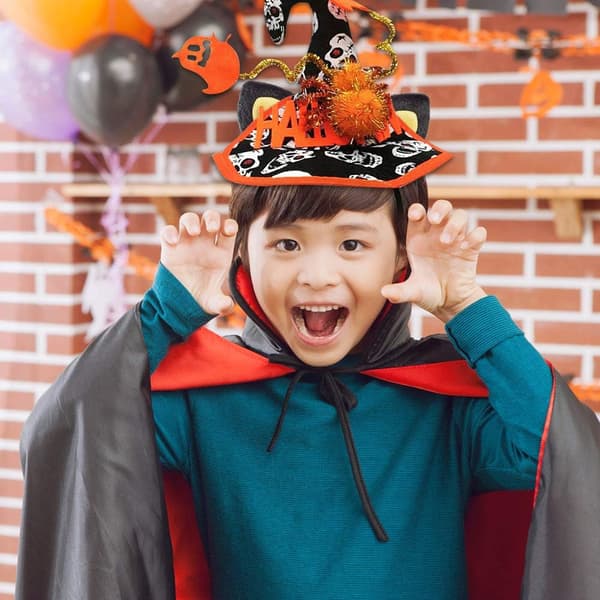 Hodebånd 4 stk Halloween-hodebånd og hodebånd Heksehatt Hodebånd