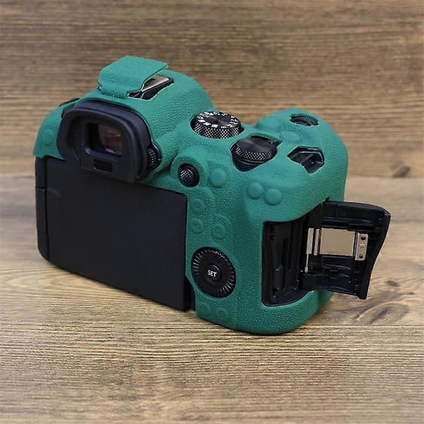 i9n Silicone Case for Canon EOS R6 Mark II, Scratch-Resistant Digital d4t Camera Protector - Army G