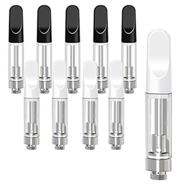 20 stk Tomme Opbevaringskassetter Kompatibel med 1,0 ml Glaskeramik Let at Fylde