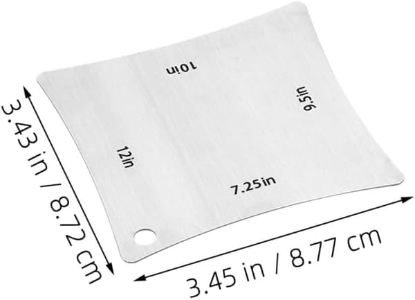 Iron Guitar Fretboard Saddle Nut Radius Measuring Tool