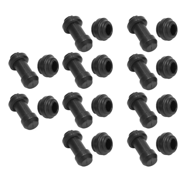 10-pack Motorcycle Disc Brake Caliper Protective Dust Cover Long Short High Accuracy Rubber Universal