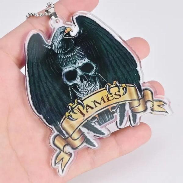 Eagleskull-smykkeveske nøkkelring bil speil dekorasjon