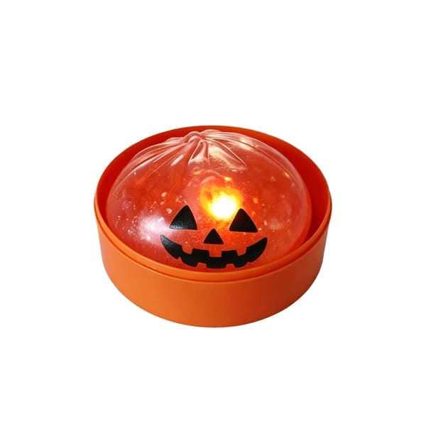 Bløde, ikke-klæbende Halloween-squishies, der lyser, søde bolleformede dekompressionslegetøj, julegave, 3 stk. 3pcs