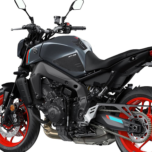Uusi Yamaha Mt-09 Mt09 2021 2022 Sivusäiliön Suojukset Säiliön Suojukset Tarrat Tarrasetti Kaasun Polviote Pitosuojat A