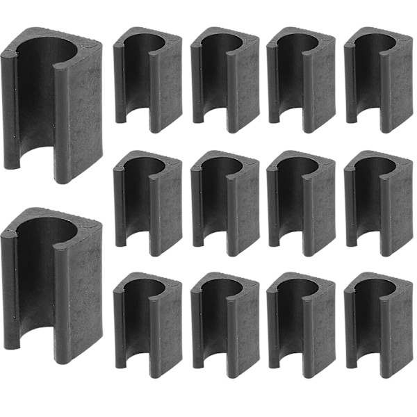 40 stk Stoppere for Stolbein, Stolbeinbeskyttere, Glideflater for Møbler, Tips til Stolbein, Svart 2,7X1,8CM