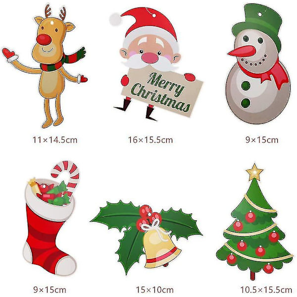 Julhängande Virveldekorationer Söta Julgran Snögubbe Älg Tomte Hängande Takdekorationer För Jul Julhelgfesttillbehör