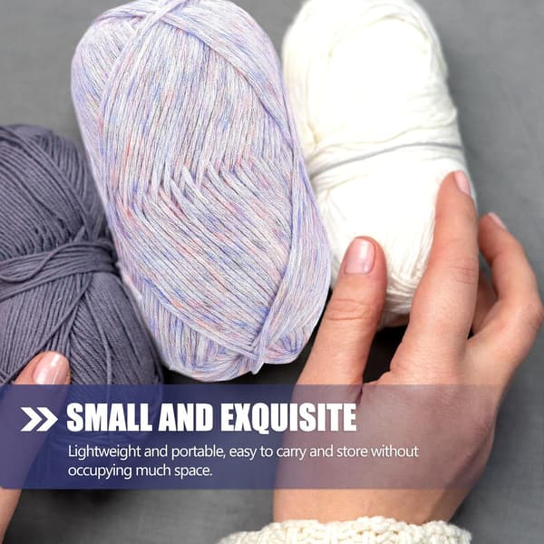 Blue DIY Cotton Rope for Crafts, Multifunctional Cotton Cord for Macrame