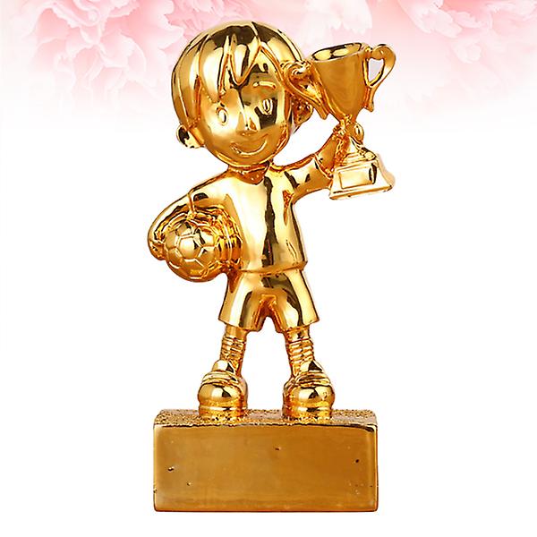 Hantverk Fest Pris Uppskattning Gåvor Pris Troféer Fotboll Guld Trophy Awards Golden Award Trophy Golden 6X12.5CM