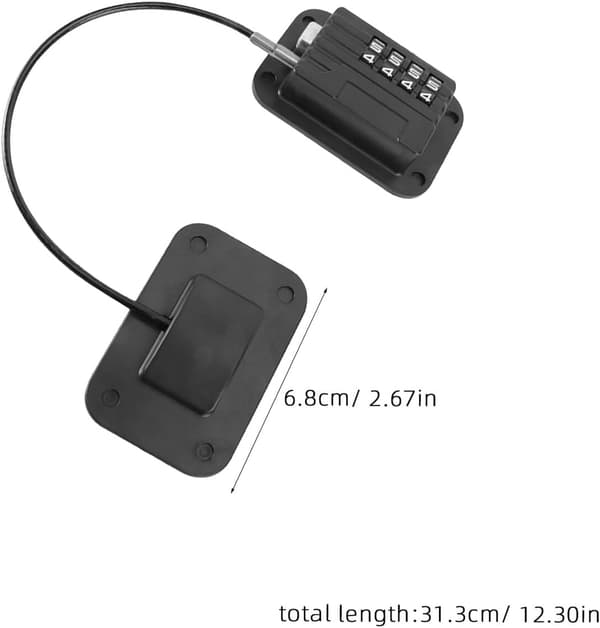 2 Sets Childproof Refrigerator Locks for Fridge and Freezer Doors Easy Application Safety