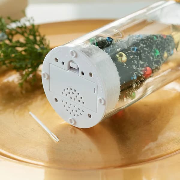 Julemeldingsflaske, opptakbar stemmegaveflaske, juleminnedekorasjon