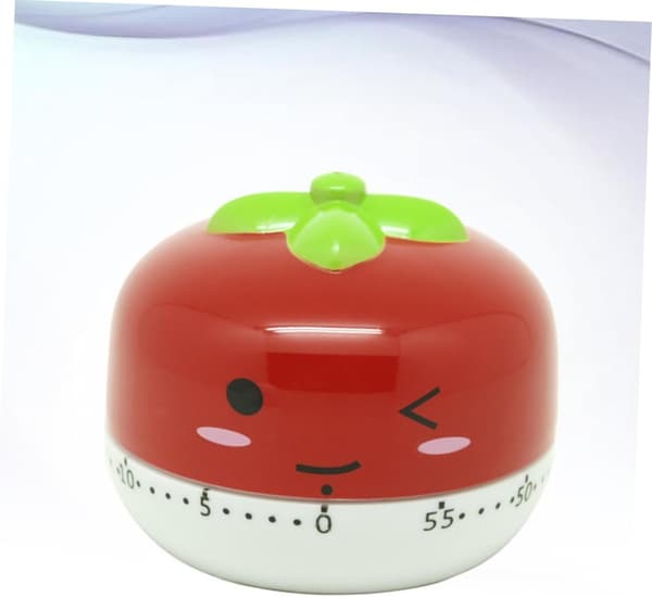 2 Pieces Red Kitchen Timer Vegetable Cooking Timer Cute Kitchen Timers Alarm Clocks Kitchen Timer Kitchen Tomato Timer Kitchen Reminder