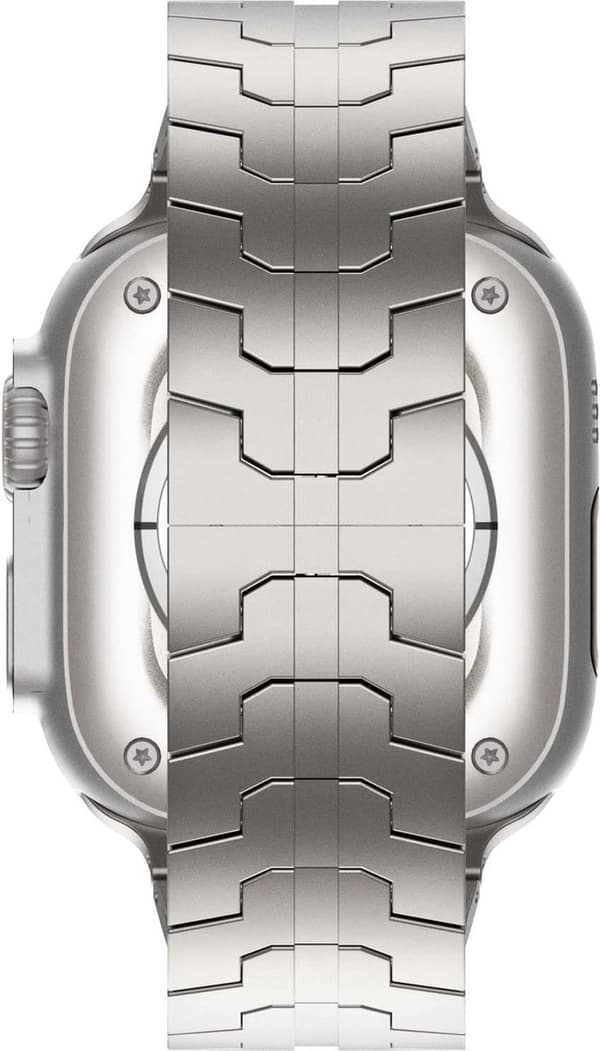 MNCdigi - Rustfrit Stål Ultra Rem - Titanium - Til iWatch 42mm - 44mm - 45mm - 49mm ...
