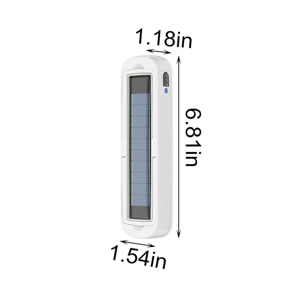 Magnetisk Suspension USB Solcelle, Sort Madopbevaringsbeholdere Køkkenredskabsarrangør Vaskesvamp Holder Mea D