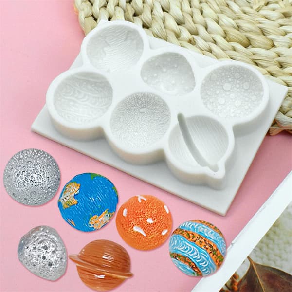 Godisform Planetformet Silikonmateriale For Baking Kake Fondant