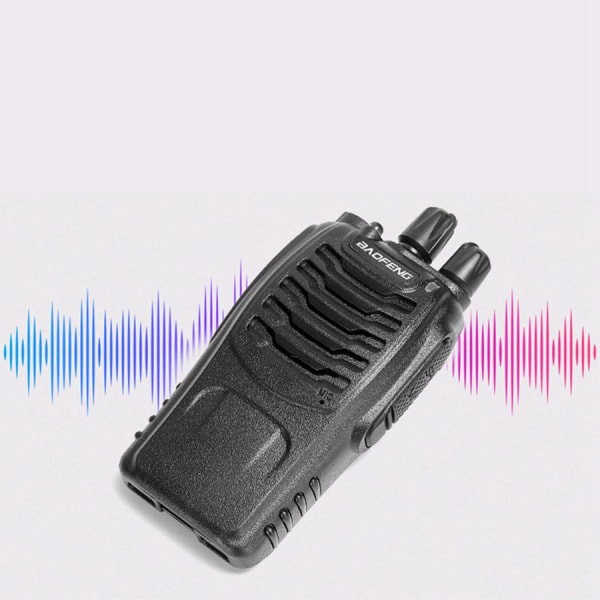 Pitkän kantaman radiopuhelimet, Ladattavat Walkie Talkie -radiot kuuden paikan monikaistaisella laturilla, Kestävä, Liiketoiminta, Tehdas, Maasto (4 kpl)