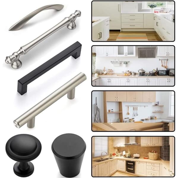 Handle Locator, Cabinet Handle Grip to Prevent Wobble Caused by Direct Drilling. Suitable for Handles and Knobs on Drawers/Doors, Blue