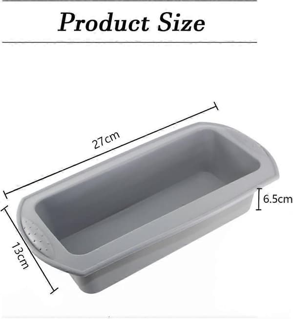 2 stk. Silikone Brødforme, Non-Stick Forme til Brød, Silikoneforme til Kager og Brød, Silikone Kageforme til Bagning