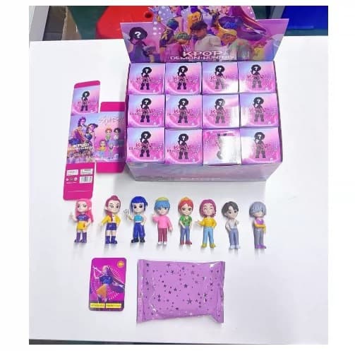 K-Pop Demon Hunters Chibi Figurer | Søde Q-Version PVC Samlerobjekter *Q-version 10-delt sæt* Q-version 10-piece set Q-version 10-piece set