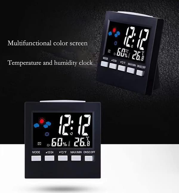 Termometer og hygrometer, indendørs og udendørs termometer hygrometer