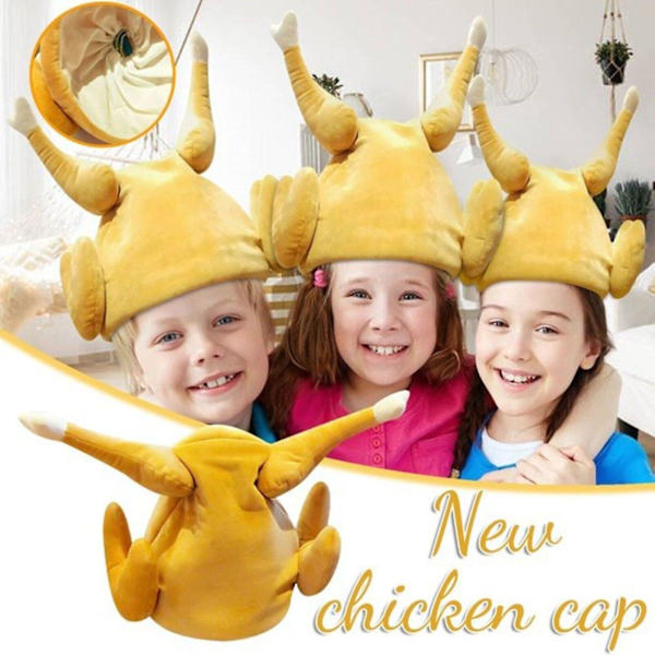 Sjov dynamisk musik tyrkerhat kylling fugl hemmelig fancy dress børnekostume hat_