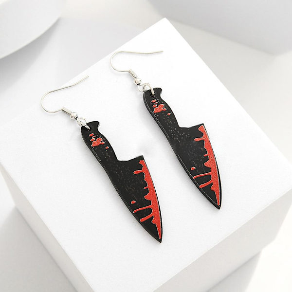 Style 6 Unikke Halloween Drop Øreringe Elegante Halloween Ørekrog Drop Øreringe Style 6