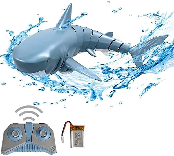 2.4g Remote Control Simulated Shark Boat, Underwater Remote Control Electric Speedboat