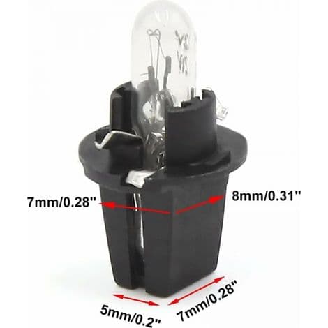 10 kpl DC 12V 1,2W T5 Vaaleankeltaiset Auton Kojelaudan Lamput