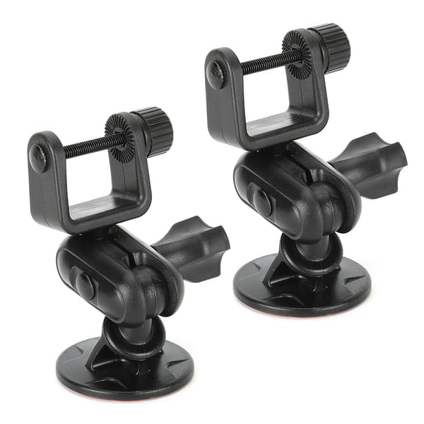 2 stk Mini Dash Kameramonteringsfeste Dashbordopptaker Sugekopp 360 Grader Justerbar Universal (U-formet Hode)