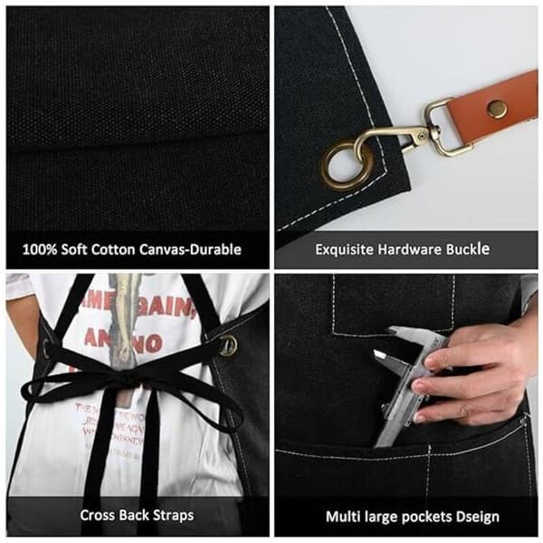 Forklæde til køkken, arbejde, grill, restaurant, have, café