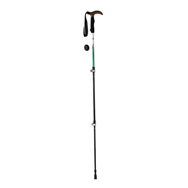 3-delt grønn 135CM, teleskopisk turstav