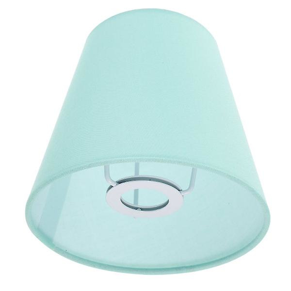 Stof Lampskærm Pendellampe Skærm Bordlampe Dæksel Gulvlampe Skærm Grøn 14X14X13CM