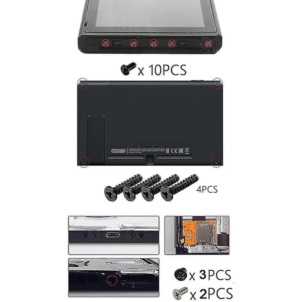 Micro-SD-kortplatsersättning Reparationssats Reparationsdelar för Nintendo Switch Ns Tf Sd-kortplats