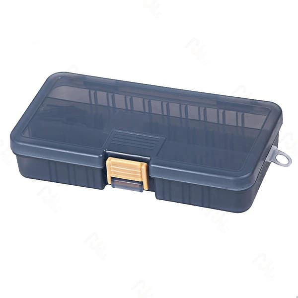 Portable Fishing Box with Multiple Compartments for Lures, Baits, and Hooks Large Large