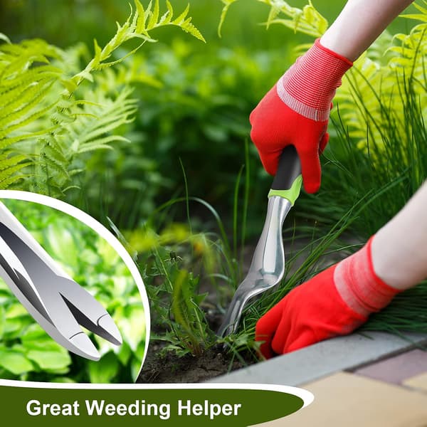 Handheld Weeding Tool, Weeder for Garden, Weeding Digging Tool with Ergonomic Handle for Weed Control and Farmland Transplantation