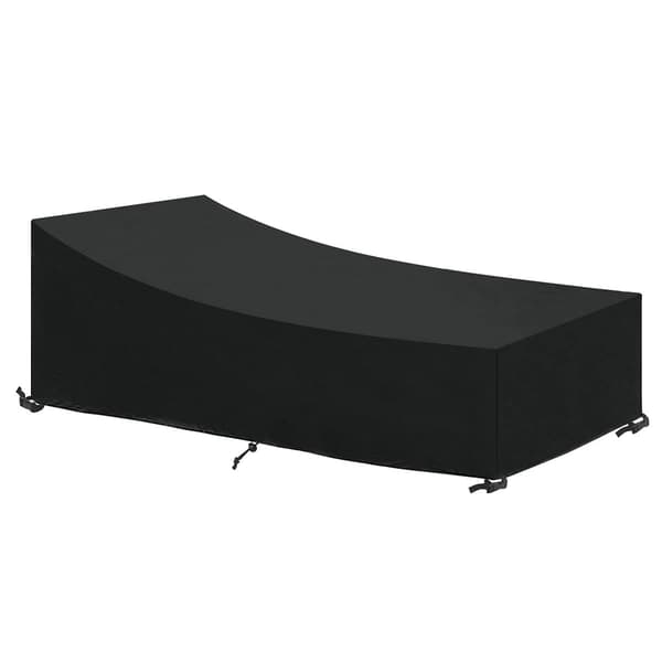 Stolskydd för utomhusstolar, skyddande överdrag för trädgårdsstolar, 210x75x80/40cm