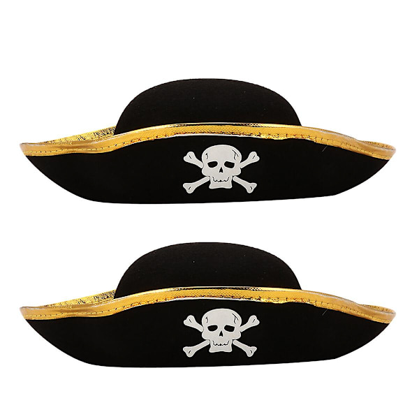 2 st Pojkdräkter Halloween Piratkostym Piratfest Present Barn Piratklänning Rolig Pirat C
