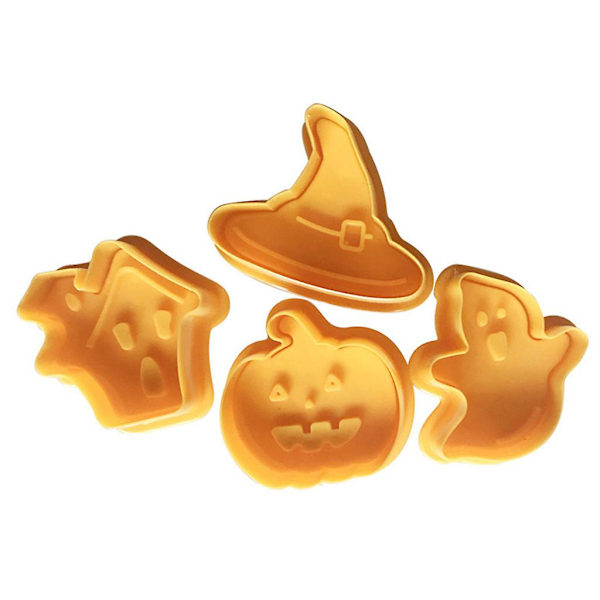DIY Kakformar Fudgekaka Bakverk Kakverk Verktyg Kakstämplar Gåvor Halloween