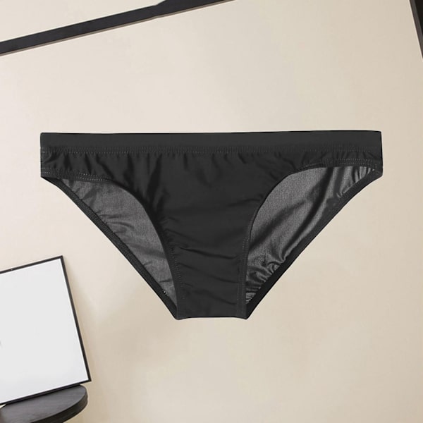Fianao Miesten Bokserit Joustavat Hengittävät Mukavat Pehmeät Läpinäkyvät Jääsilkki Seksikkäät Matala Vyötärö Alushousut - Perfet Vaaleansininen Light Blue 2XL