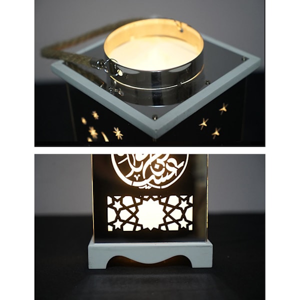 Vindlykt Akryl Ramadan LED Lyslykt