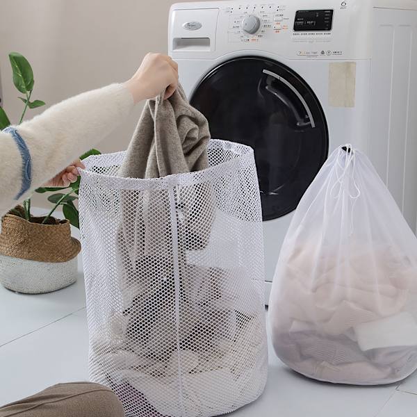 2-pack Tvättrådsnätpåsar 20 x 24 tum Dragkedja Nätpåse för Delikata Kläder Tunga Smutsiga Kläder Tvätmaskin