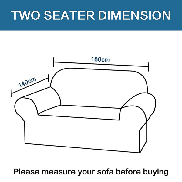 Stræk Sofa Betræk Møbelbeskytter Settee Frakke Blød Med Elastisk Bundchecks Fleece Universal Ensfarvet Sofa Betræk Lysegrå 140x180cm Light grey 140x180cm